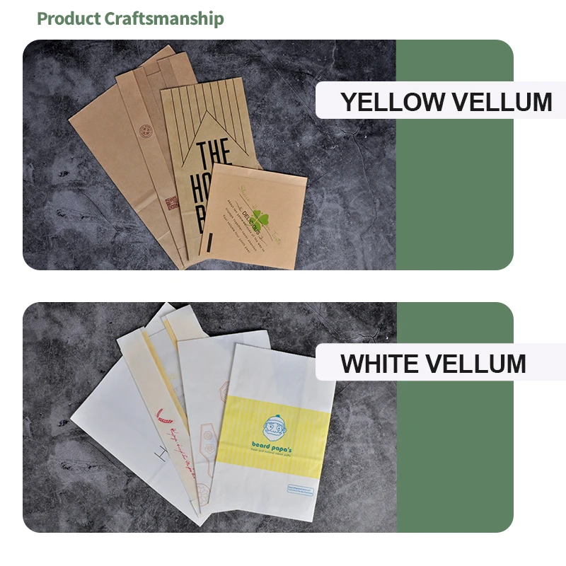 Custom Packaging Kraft Bread Bag Biodegradable Gift Wedding Food Paper Cake Baguette Croissant Box Bread Bag With Clear Window - Image 2