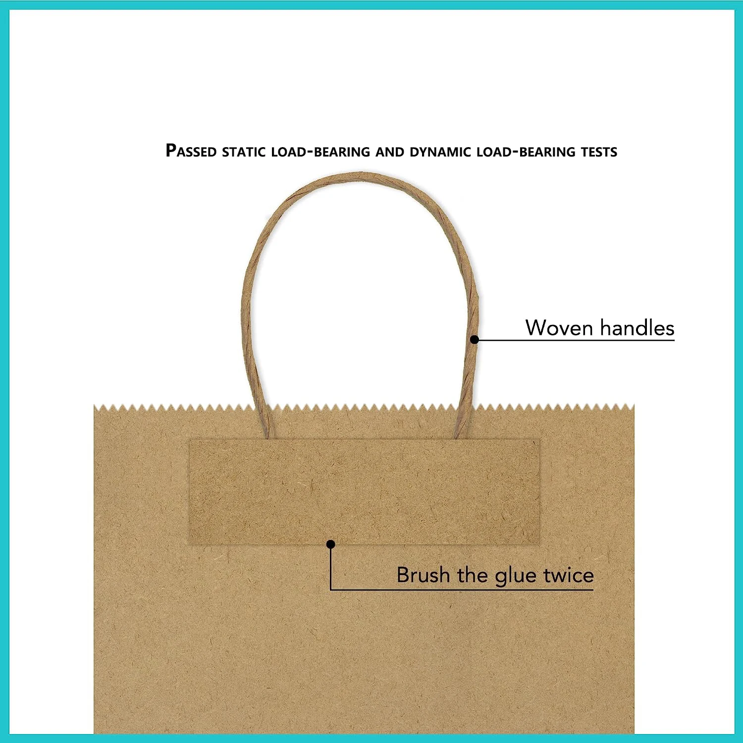 Yellow Kraft Paper Bag for Clothing Stores Shopping Malls Gift Shops-Eco-friendly Customizable Exhibition Promotion - Image 3