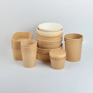 Best Price Kraft Pe Coating Oval Thicken Lunch Salad With Logo Paper Bowl Kraft Salad Bowl Disposable Party
