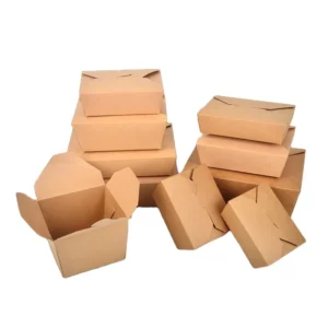 Hamburger French Fries Fried wings Carton 700ml Togo Snack Fast Food Packaging Container Takeaway Burger Chicken Box