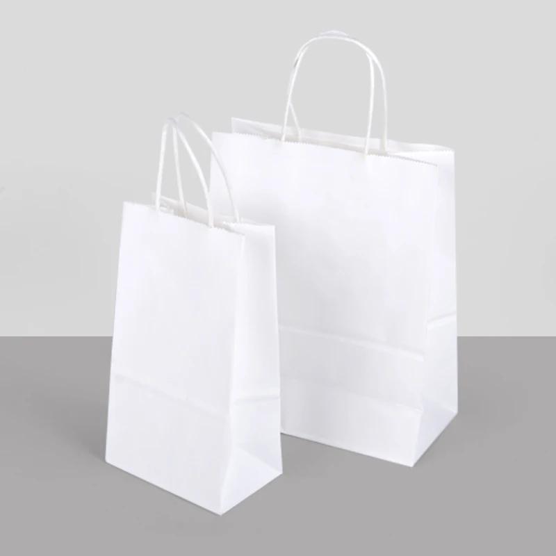 New Arrival Kraft Paper Bag with Custom logo Design Take Away Shopping Brown Paper Bags - Image 4