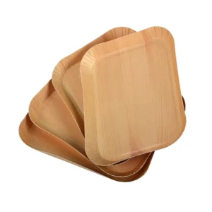 Factory Custom Logo Color Snack Disposable Eco-Friendly Kraft Paper Food Serving Rectangle Tray for French Fries Tacos
