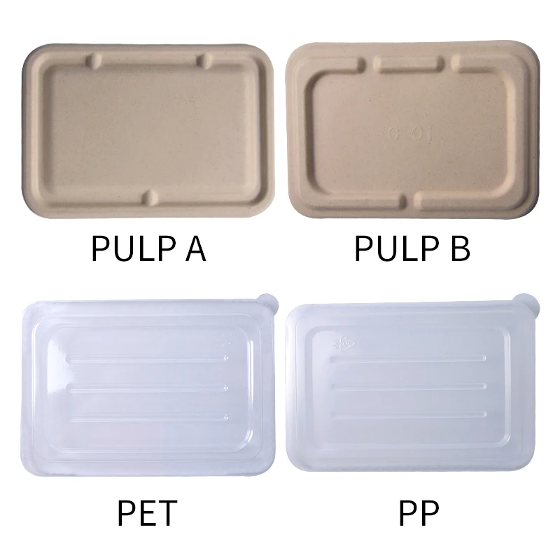 700ml 850ml 1000ml Disposable Bagasse Sugarcane Food Biodegradable Box Packaging - Image 2