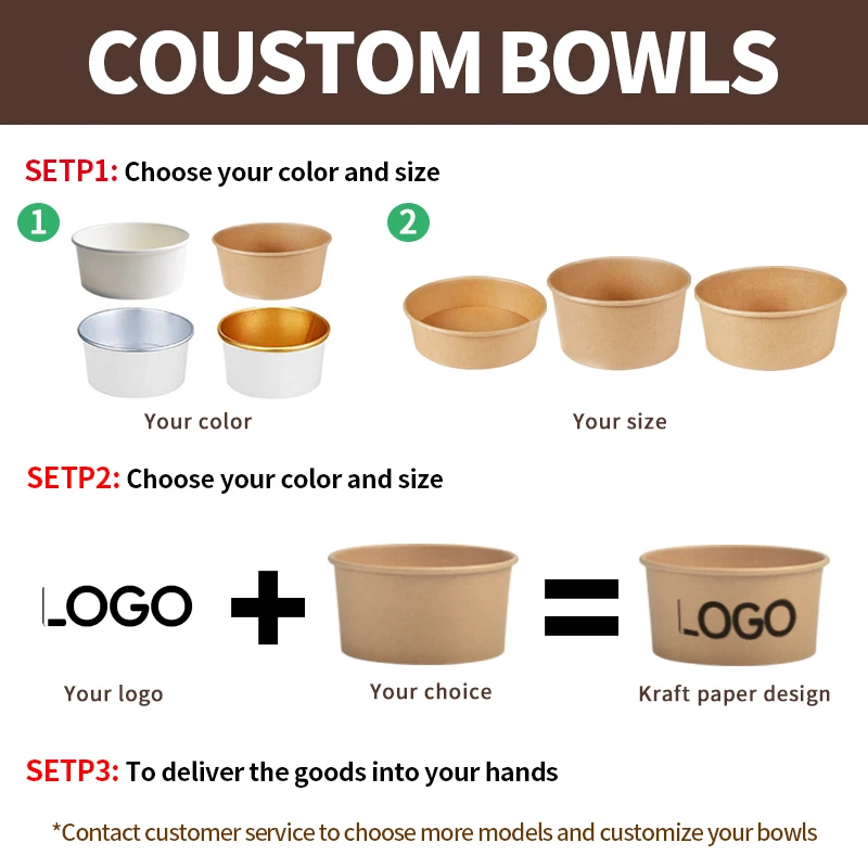 Disposable 26oz Kraft Paper Soup Cup Bowl With Paper Lid Takeaway Lunch Packing Takeout Food Packaging Bucket Bowl - Image 4
