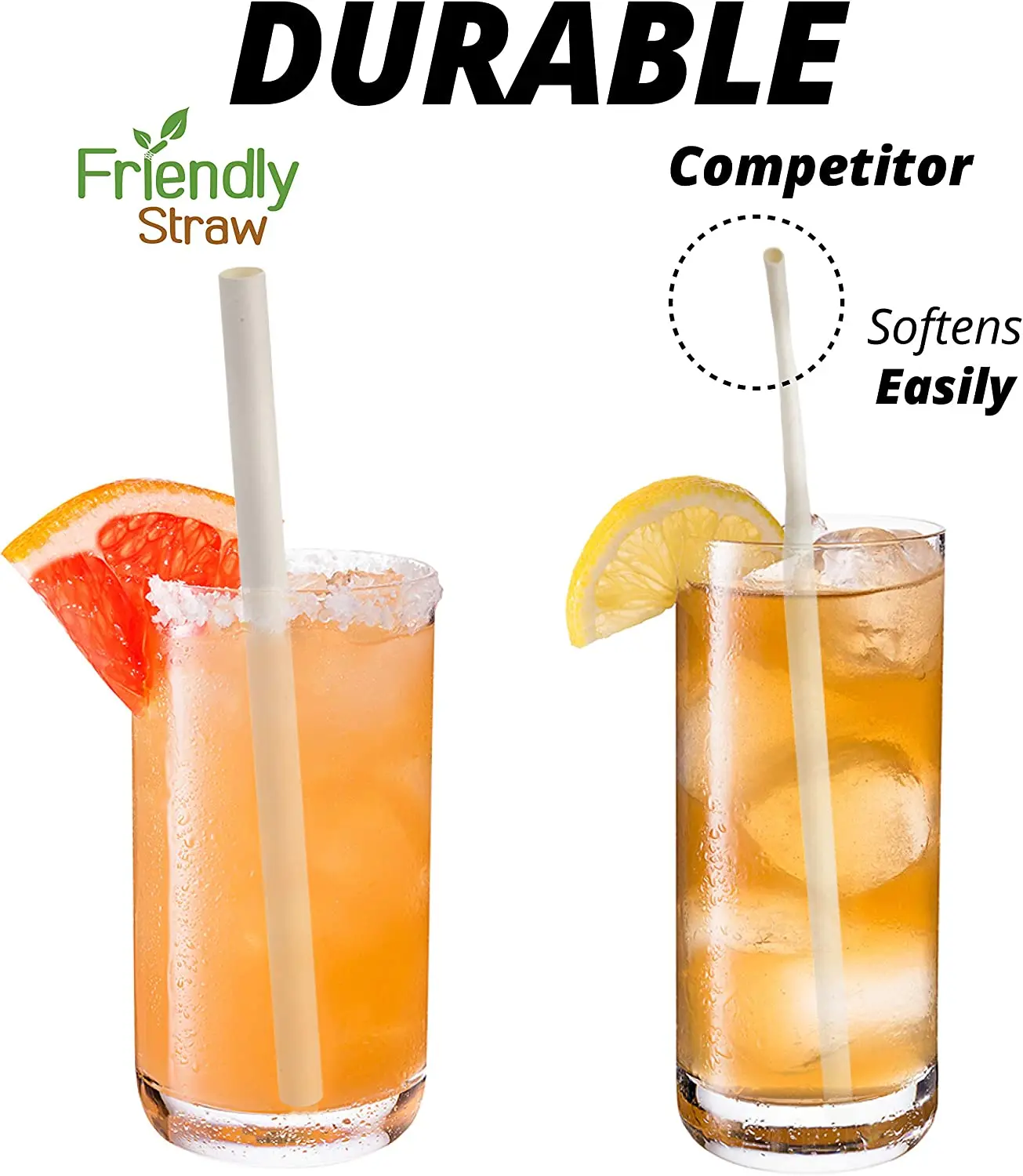 Brand New Eco Friendly Drinking Disposable Food Grade Drink Multi Size Colorful White Paper Straw - Image 5