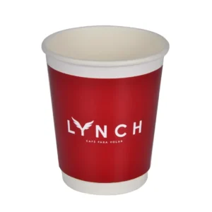 Top Fashion Disposable Square 8 12Oz Customized Wall Kraft Coffee Lid Double Layer Food Grade Paper Cup Custom Logo
