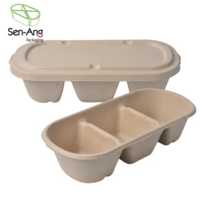 Vaso Bagasse Compost Able Disposable Drinking Coffee Cup Environmental Sugarcane Pulp Lunch Box