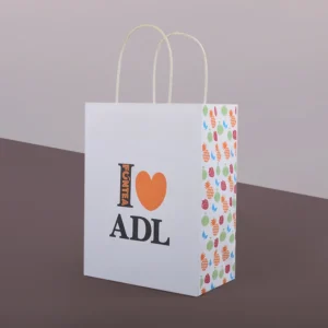Kraft Paper Bag Packaging Present Gift Bags With Handle