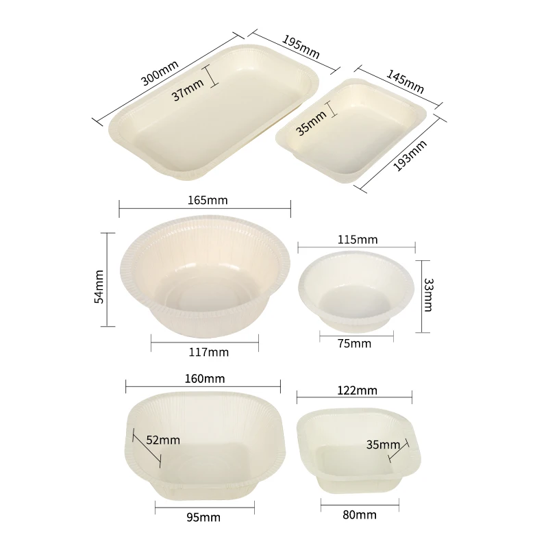 Factory Customizable Disposable Paper Food Tray Pig Chicken Meat Food Packaging Trays Meat Tray - Image 6