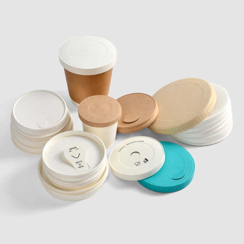 16oz Kraft Ripple Wall Disposable to Go Paper Coffee Cups With Paper Lid - Image 5