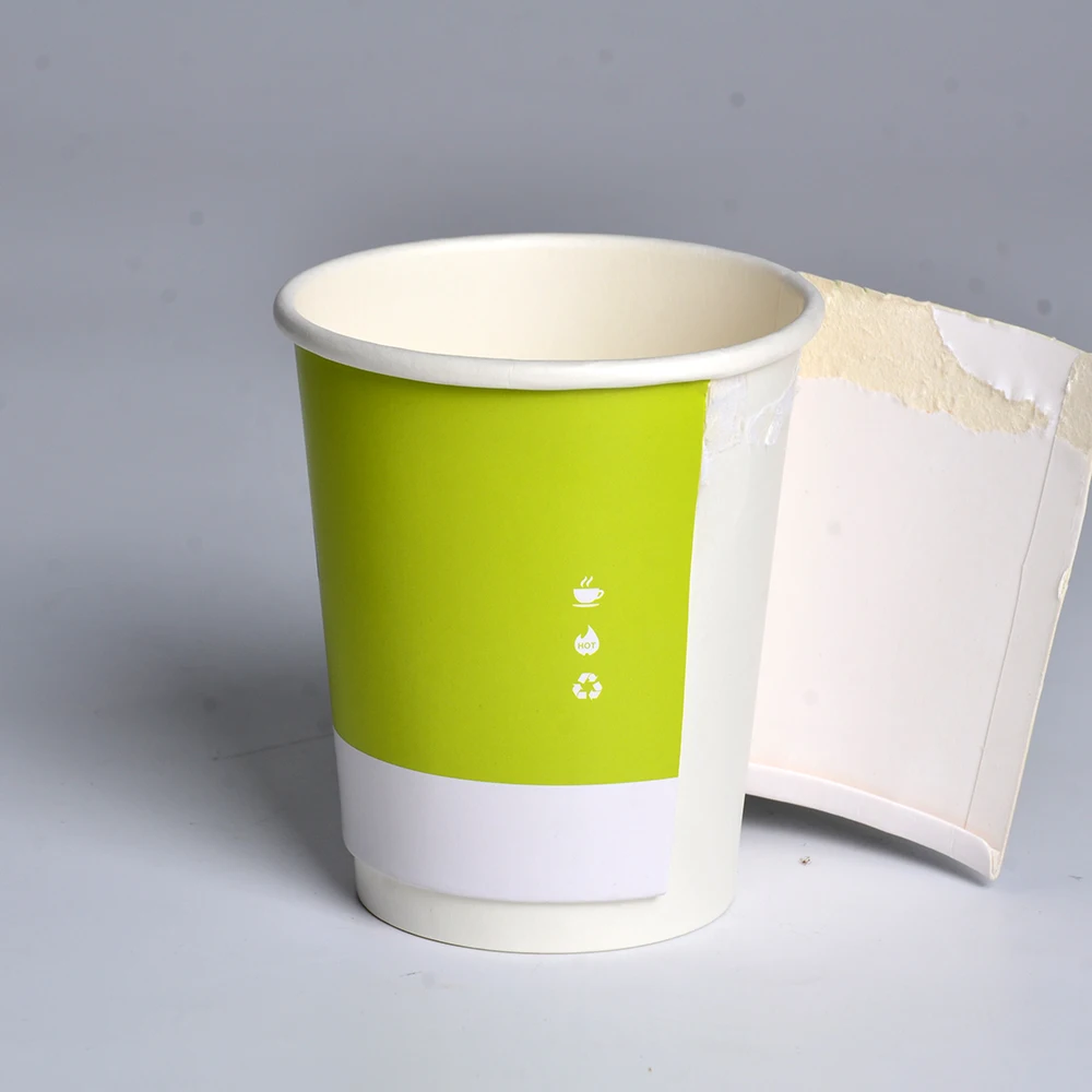 Eco Friendly Printed Logo Cold Beverage Cup Paper Cup with Lid Paper Cup Custom - Image 2