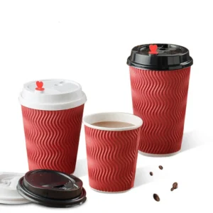 China Wholesale in Stock Disposable 7oz 8oz 20oz 24oz 9oz 12oz 14oz Coffee Take Away Paper Cup