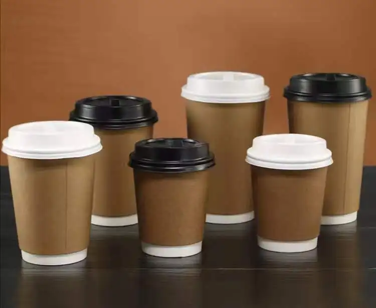 Hot Paper Cup Custom Paper Coffee Cup with logo Coffee Paper Cups - Image 2