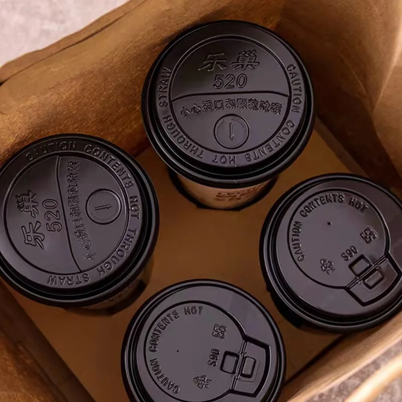 Custom logo Print Disposable Take Away Corrugated Cardboard Paper Coffee Hot Drink Cup Holder - Image 6