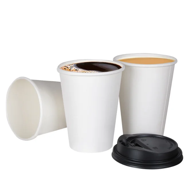 Customized Multi Size Single Wall Cup Disposable Cold Drink Paper Cup