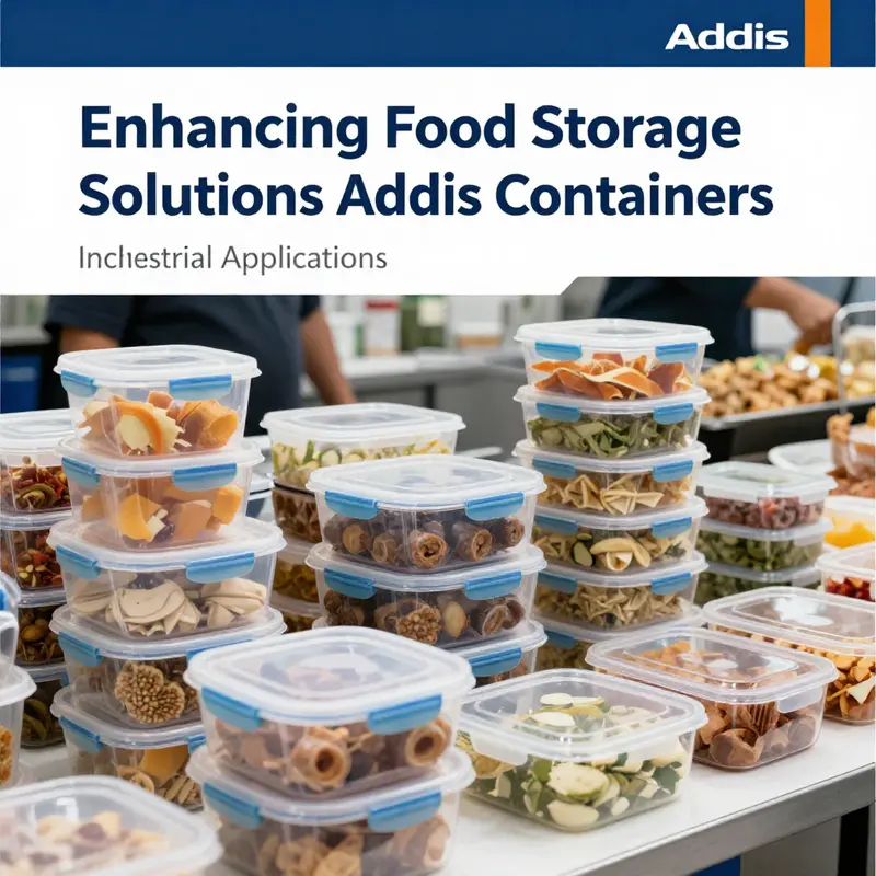 A variety of Addis containers highlighting their robust design and BPA-free materials.