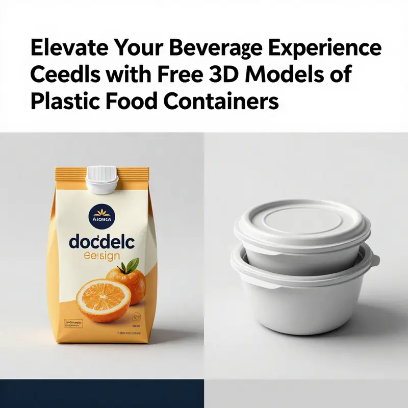 A display of a 3D model of a plastic food container highlighting the significance of digital designs.