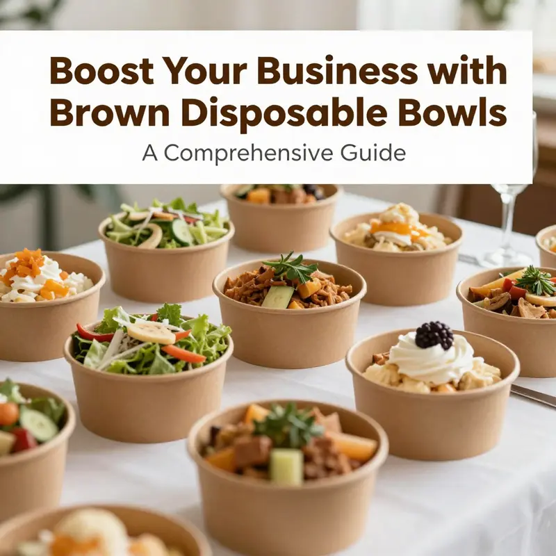 Market demand for eco-friendly brown disposable bowls surges as restaurants prioritize sustainability.