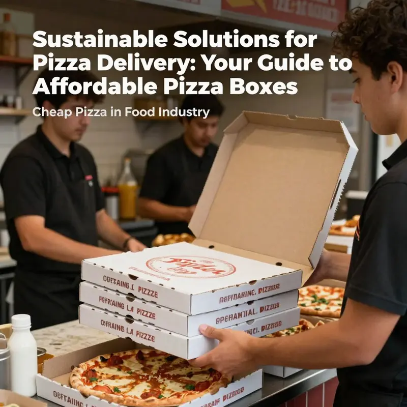Different materials used in pizza boxes, highlighting their unique properties and advantages.