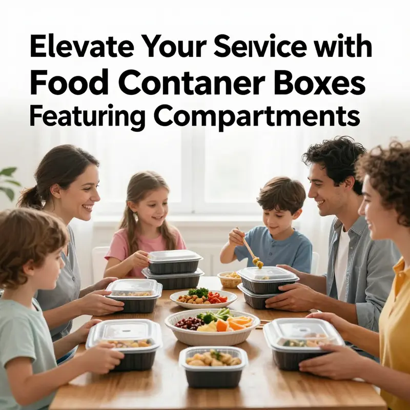 A selection of disposable food containers in different materials suitable for various applications.
