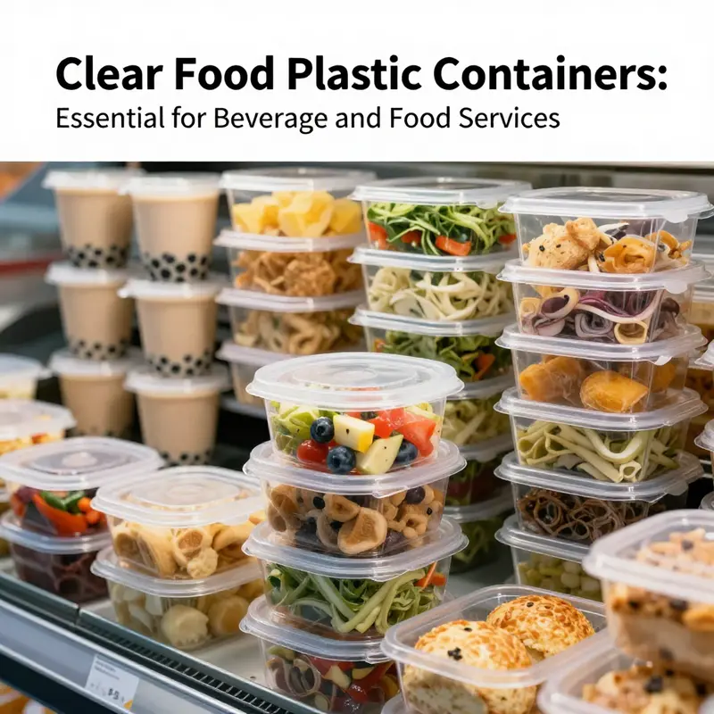 Showcasing the diverse range of food items stored in clear plastic containers, highlighting their practicality.