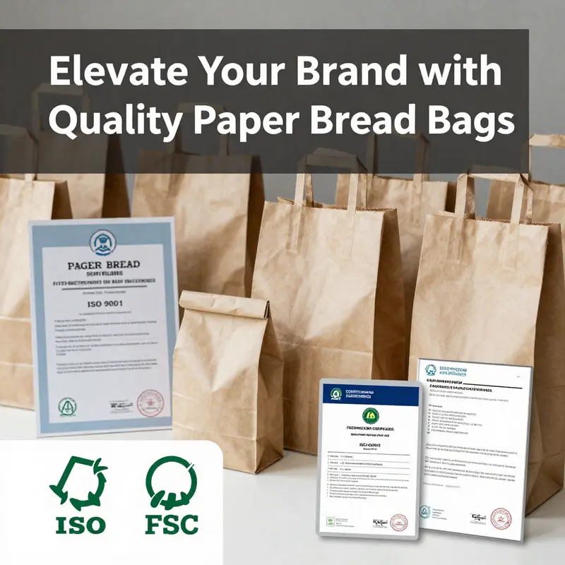 Understanding certifications ensures quality and compliance in paper bread bag sourcing.