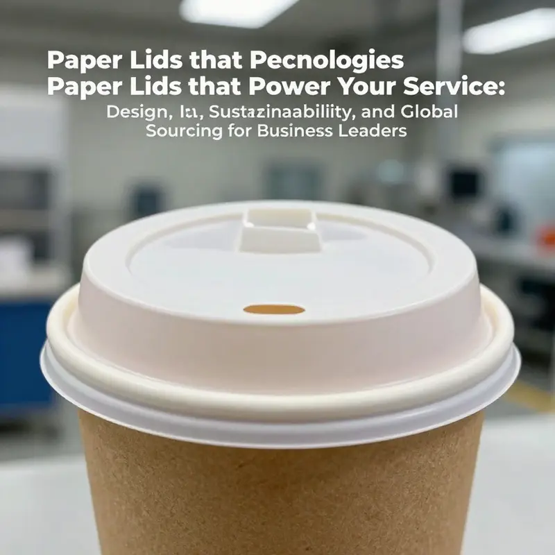 Close-up view of a paper lid structure revealing materials and coatings that enable sealing and heat resistance.