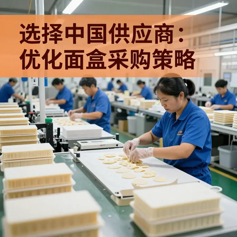 中国工厂的高效面盒生产线，展现出先进的制造能力。