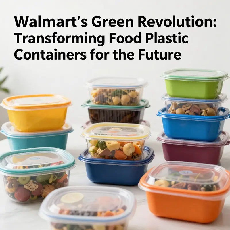 A collection of reusable food plastic containers showcasing environmental sustainability.