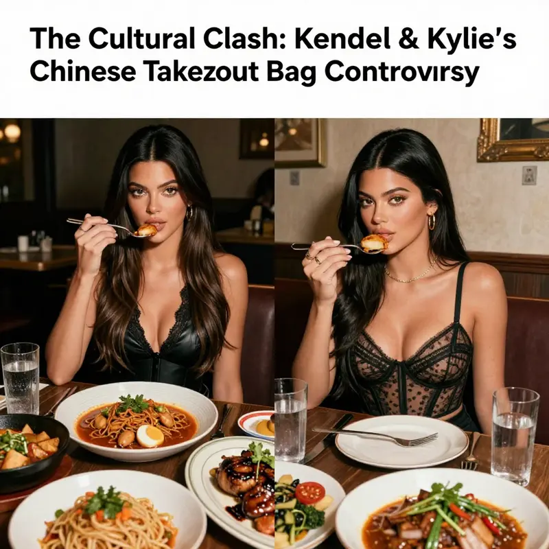 Models wearing food-themed designs in a dining setting, highlighting the connection between fashion and culinary culture.