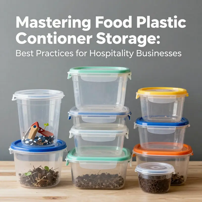 Chefs efficiently cooling down meals in plastic containers before refrigeration.