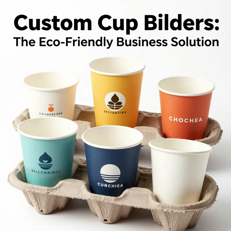 Exploring the durable and eco-friendly material composition of custom paper cup holders.