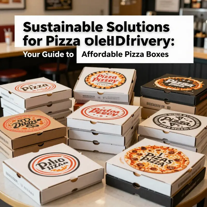 Different materials used in pizza boxes, highlighting their unique properties and advantages.