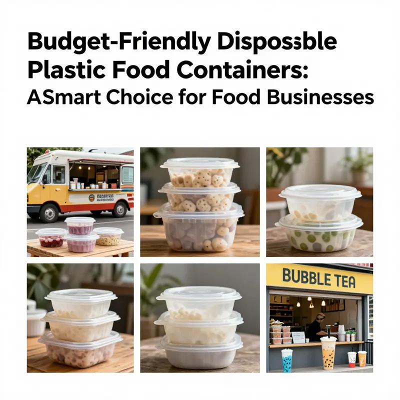Explore bulk pricing strategies for disposable food containers, emphasizing cost savings for your business.