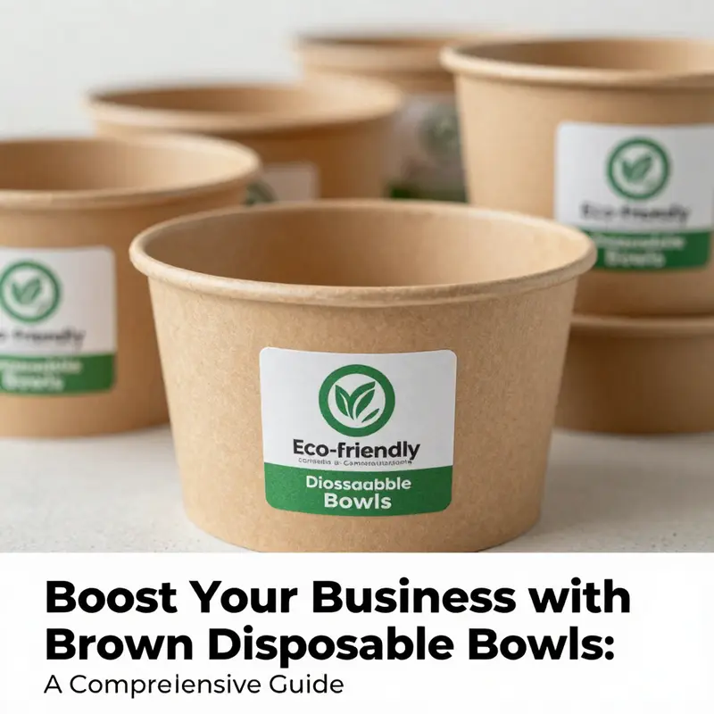 Market demand for eco-friendly brown disposable bowls surges as restaurants prioritize sustainability.