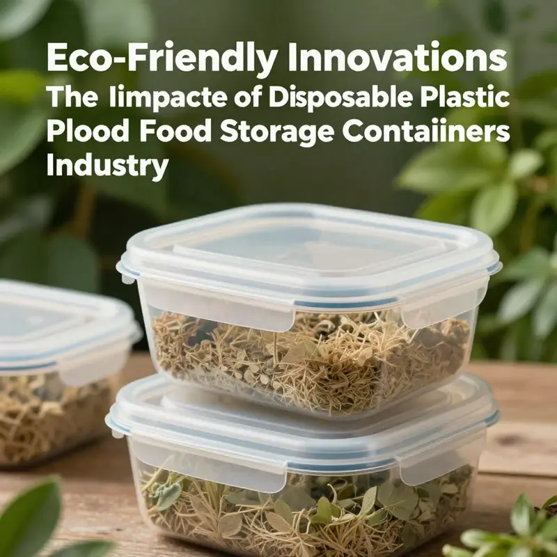 A vibrant assortment of disposable plastic food storage containers demonstrating their diverse applications.