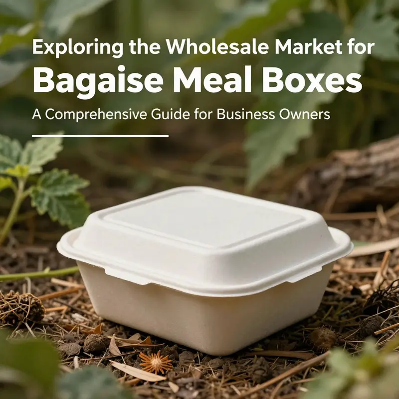 Diverse bagasse meal boxes available for wholesale, highlighting their unique specifications and eco-friendly features.