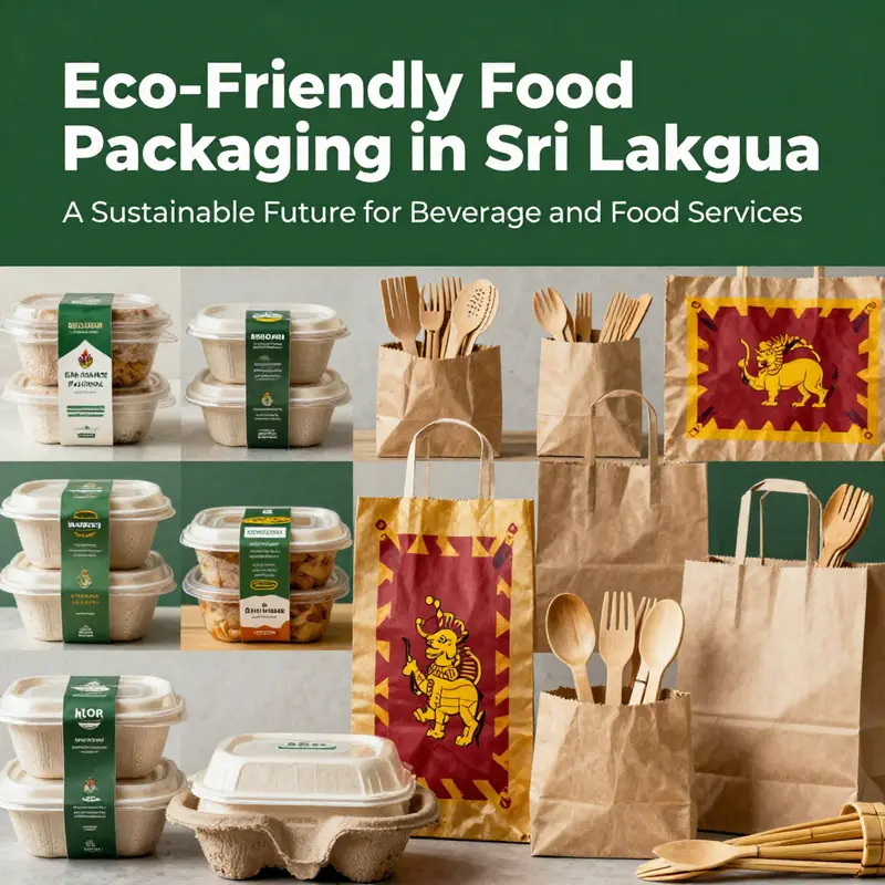 Innovative eco-friendly packaging solutions currently trending in Sri Lanka, showcasing sustainable designs.