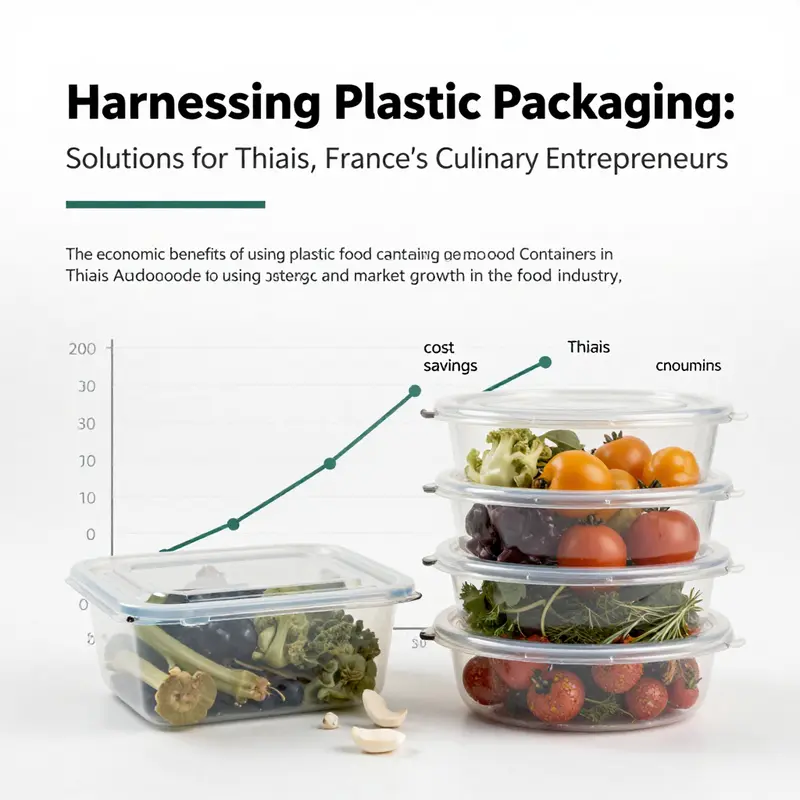 A vibrant assortment of food containers highlighting Thiais’s culinary culture and the variety of offerings enhanced by effective packaging.
