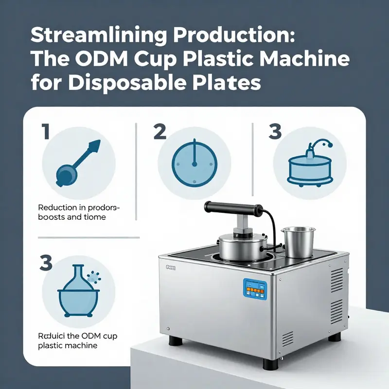 The ODM cup plastic machine utilizes advanced technology to efficiently produce disposable plates.