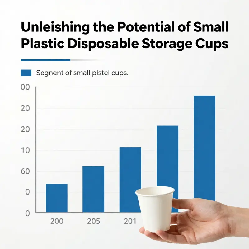 A vibrant display of small plastic disposable cups used in restaurants and cafes, highlighting their applications in food service.