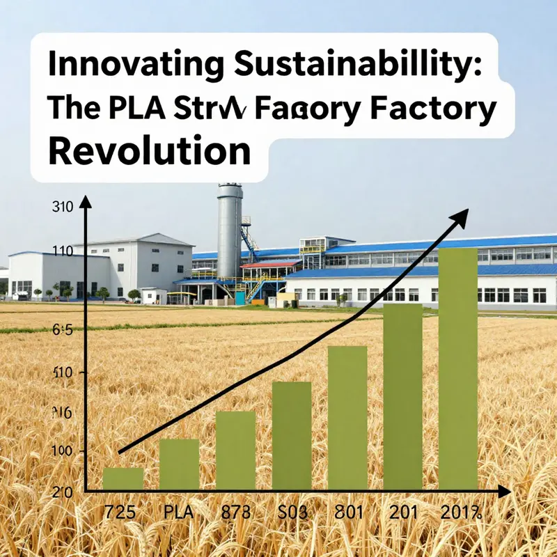 Advanced extrusion machinery operating in a PLA straw factory.