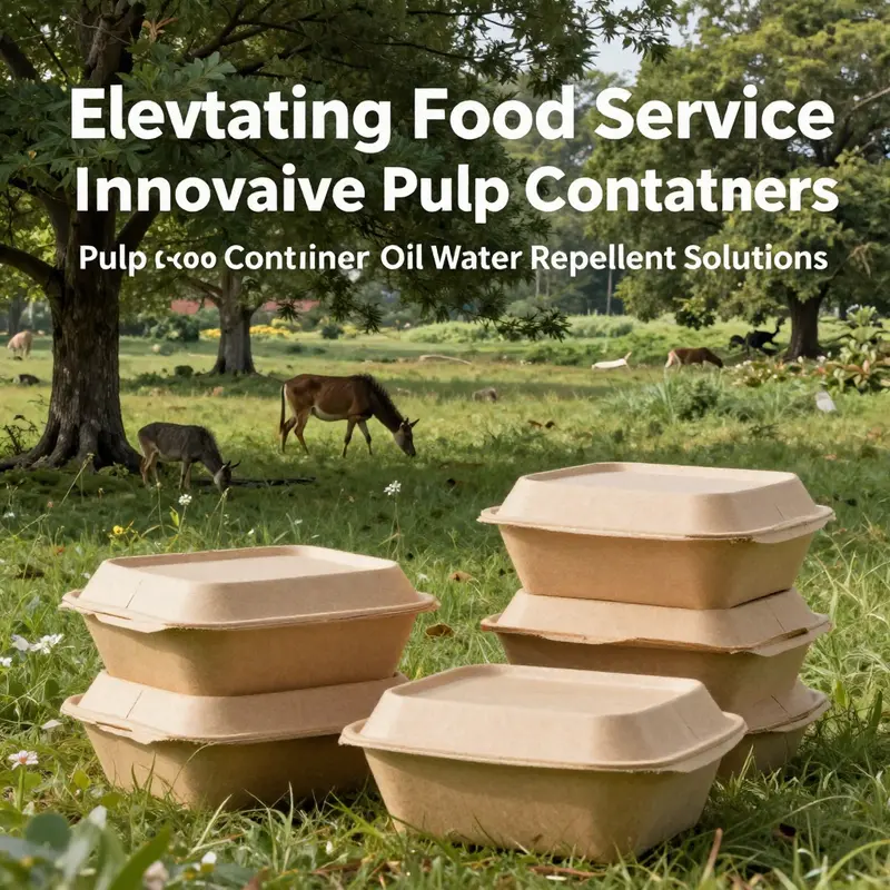Technology at work: Modern manufacturing processes for oil and water repellent pulp containers.