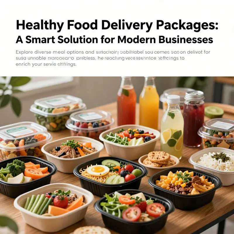 An assortment of healthy meal delivery options, showcasing fresh ingredients and culinary creativity.