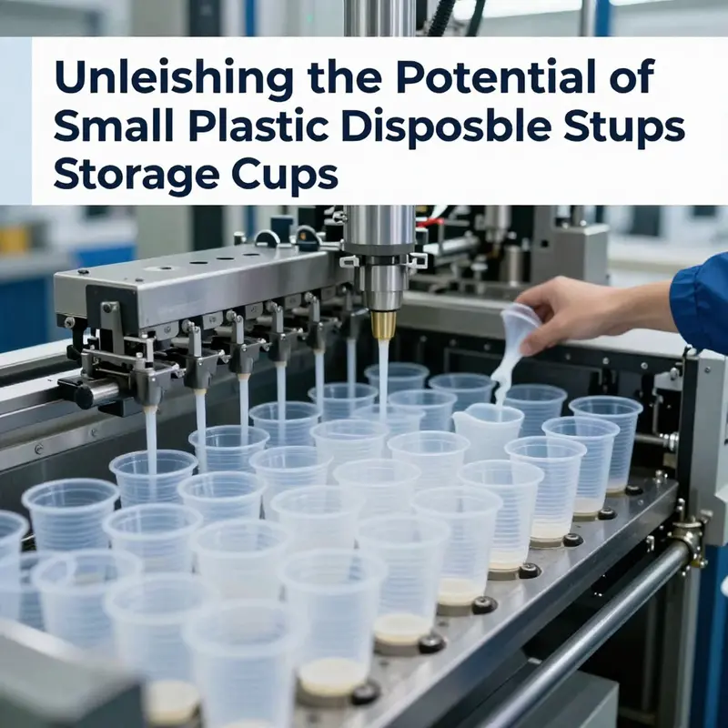 A vibrant display of small plastic disposable cups used in restaurants and cafes, highlighting their applications in food service.