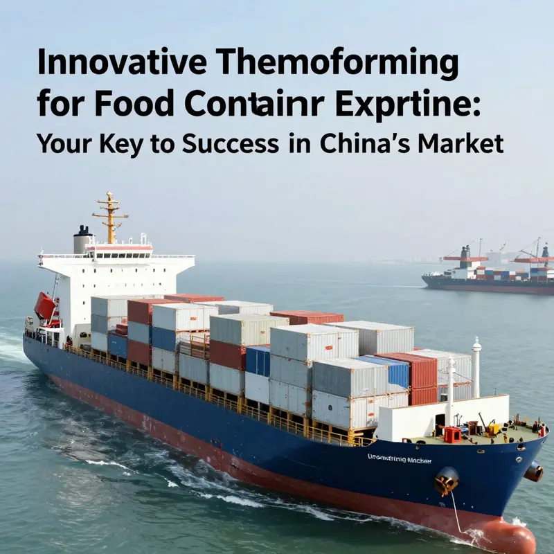 An overview of a factory where advanced thermoforming machines efficiently produce food containers.