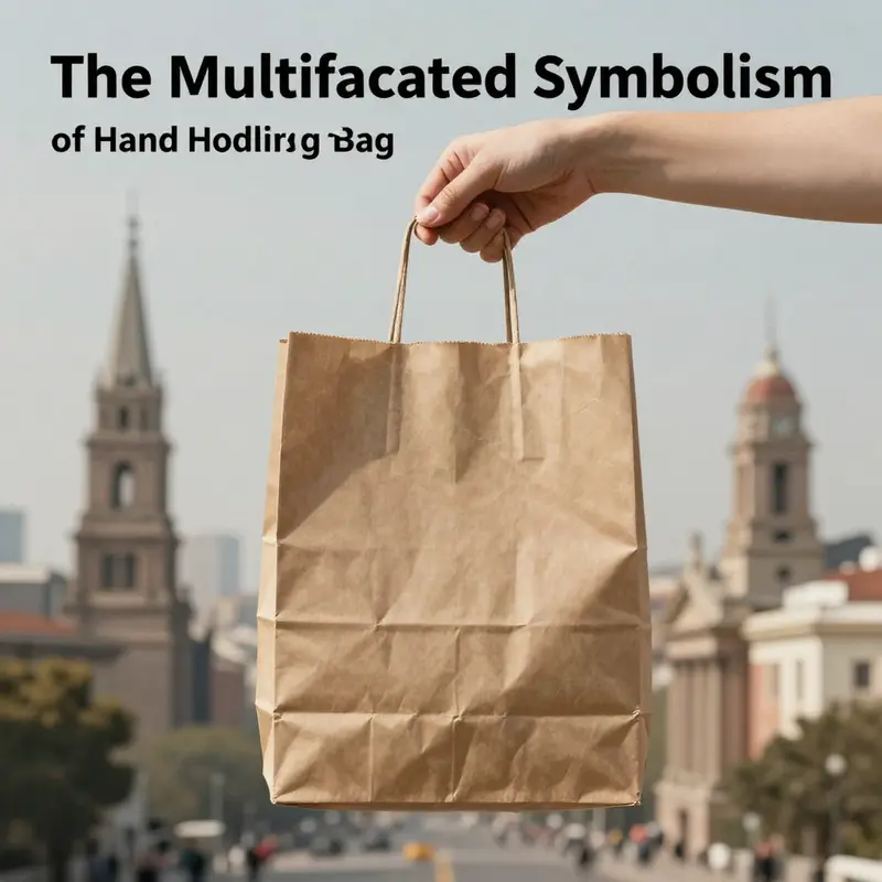 Diverse hands displaying a variety of paper bags in a bustling café, emphasizing the wide range of styles and designs available.