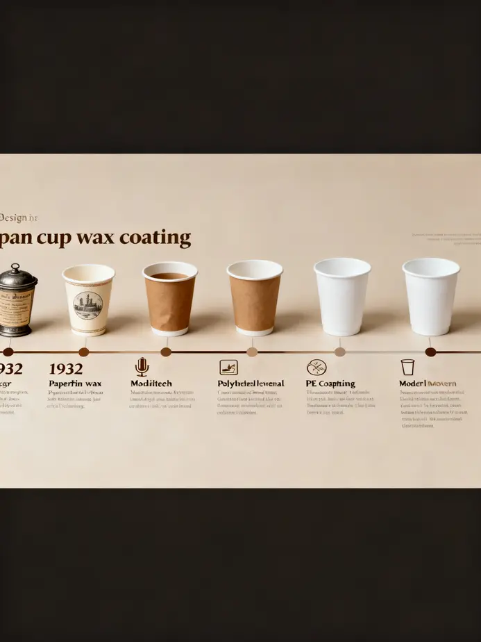 Wax coated paper cup showcasing effective moisture resistance.