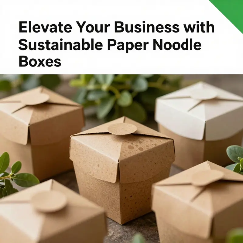 The latest innovations in paper noodle box designs emphasize sustainability without compromising on functionality.