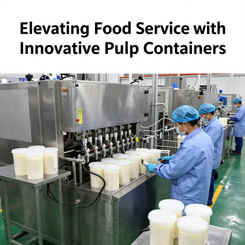 Technology at work: Modern manufacturing processes for oil and water repellent pulp containers.